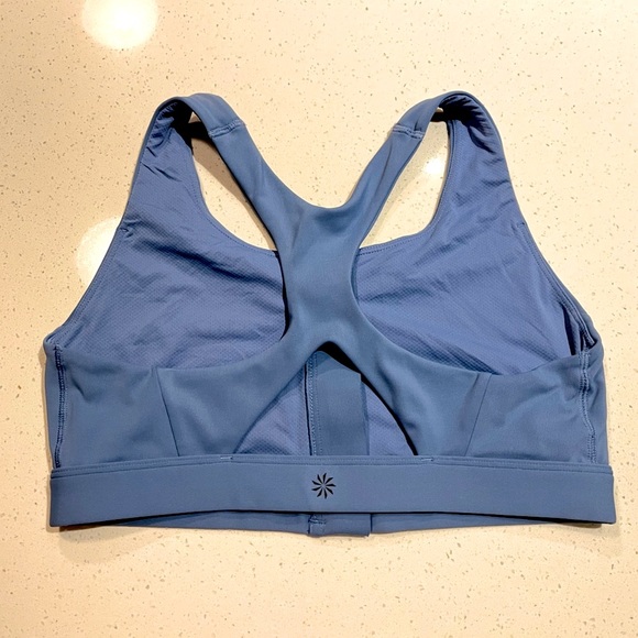 Athleta | Ultimate Zip Front Bra D-DD in Cottage Blue Size M - Picture 5 of 5